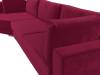 Диван угловой Лига Диванов Лига-026 119174L бордовый, левый угол фото 3