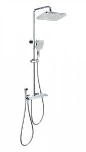 Душевая стойка Wonzon & Woghand WW-B4132-A-CR с термостатом, хром