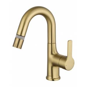 Смеситель для раковины Wonzon & Woghand WW-FE01L212-BG брашированное золото