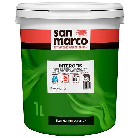 Грунт-концентрат 1:1 San Marco Interofis 1 л