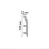 Плинтус DECOMASTER D232-18D 240x2.2x10 фото 2