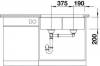 Мойка кухонная Blanco Subline 350/350-U 525987 черный фото 4