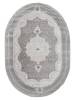 Ковер Kaplanser Faber 8195A 88 L.GREY/L.GREY Овал 1.2x1.7