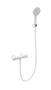 Смеситель для душа Wonzon & Woghand WW-B2048-A-MW с термостатом, белый матовый