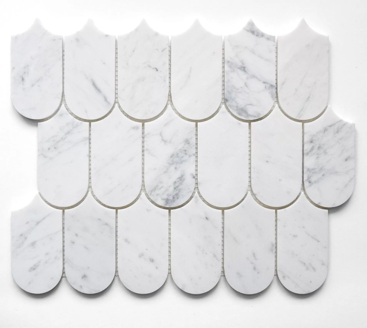 Мозаика Orro Mosaic Stone Asti White 31.5x26