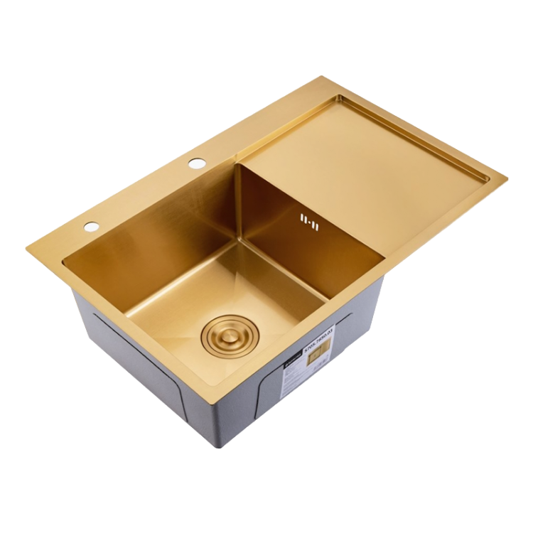 Мойка кухонная Splenka S705.7850.03 золотой сатин, 78x50