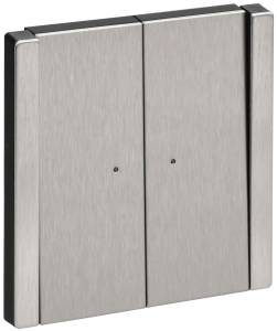 Выключатель 2-клавишный проходной IEK Forte&Piano FP-V22-1-10-1-M-K50 никель