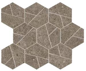 Мозаика Atlas Concorde Boost Stone A7CX Taupe Mosaico Hex 25x28.5