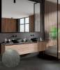Керамогранит Global Tile Sierra GT120608909LSR Темно-серый 60x120 фото 2