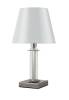 Настольная лампа Crystal Lux Nicolas LG1 NICKEL/WHITE