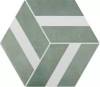 Керамогранит Durstone Six Cementine Bari Aqua 23x27 фото 2