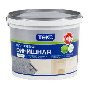 Шпатлевка латексная финишная для ГКЛ Текс Профи 8 кг