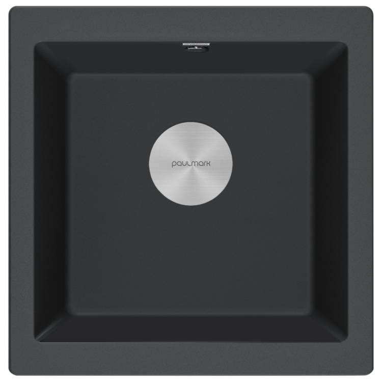 Мойка кухонная Paulmark Gera 50 PM104546-AN Антрацит, 45x46