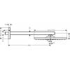 Верхний душ Hansgrohe Raindance E 300 1jet 26238140 30х30 см, бронза фото 3