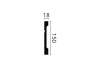 Плинтус NMC Wallstyl FD15 200x1.8x15 фото 2