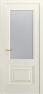Межкомнатная дверь эмаль Milyana Версаль-1Ф остеклённая RAL9010 молочно-белый 900x2000