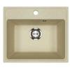 Мойка кухонная Uperwood Econ UPD-408 4910201232 бежевая матовая, 49x42