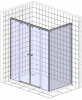 Душевой уголок Radaway Premium Plus DWD+S 140x80 прозрачное стекло фото 6