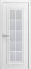 Межкомнатная дверь Шейл Дорс Прованс-10 Багет полотно Белое, стекло сатинат 600x2000