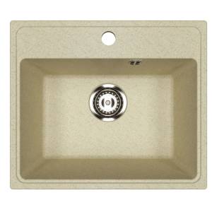 Мойка кухонная Uperwood Econ UPD-408 4910201232 бежевая матовая, 49x42