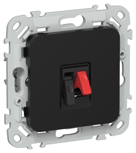 Акустическая розетка IEK Flite FI-S10-K02 черный