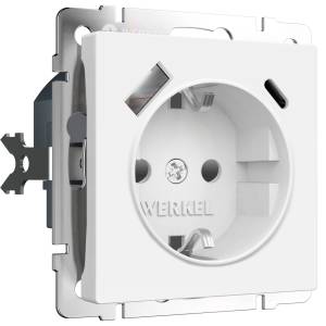 Розетка с заземлением Werkel W1171761