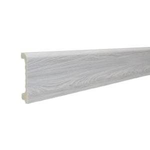 Напольный плинтус ТД Меридиан P2-137 гладкий 2400x80x15