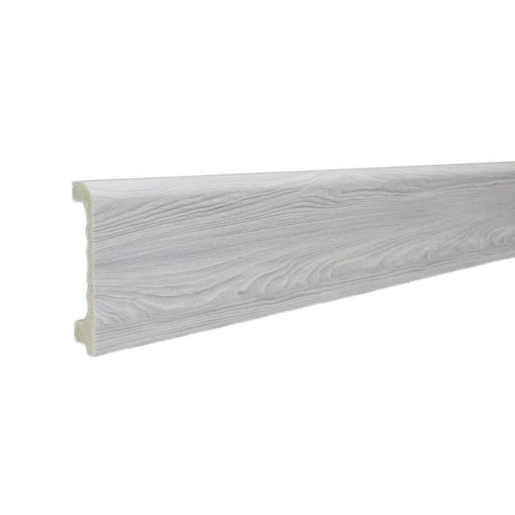 Напольный плинтус ТД Меридиан P2-137 гладкий 2400x80x15
