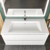 Раковина Uperwood Infinity 45383433000 белая глянцевая, 100x45 фото 6