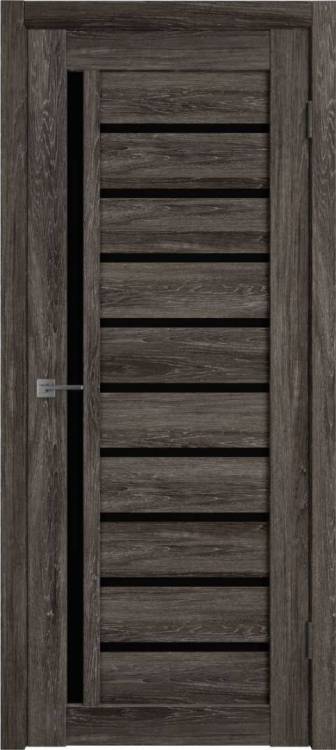 Межкомнатная дверь Владимирская Фабрика Дверей Atum 11 Terra Vellum стекло Black Gloss 800x2000
