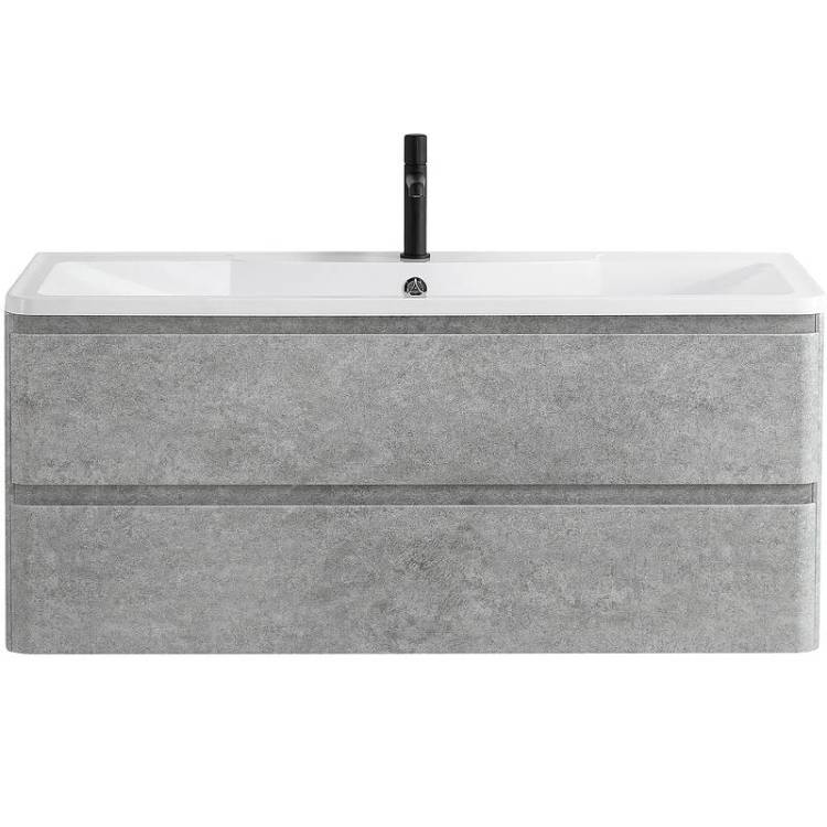 Тумба под раковину Belbagno Albano ALBANO-1200-2C-SO-CVG 120x45x50 Cemento Verona Grigio подвесная с двумя выкатными ящиками