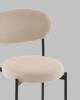 Стул полубарный Stool Group Бриф DD AV 477-C05-9005 (PP) бежевый, велюр фото 8