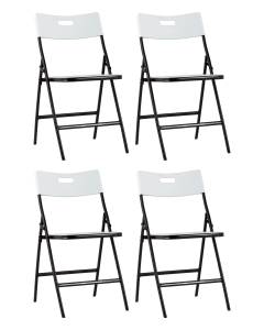 Набор из 4 складных стульев Stool Group Lite PP15 white X4 белый, банкетные