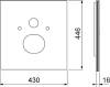 Декоративная панель TECE TECElux 9650103 для Duravit Senso Wash и Villeroy & Boch ViClean L фото 5