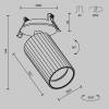Встраиваемый светильник Technical Calipso C110CL-01-GU10-W фото 2