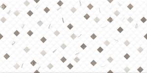 Керамическая плитка Global Tile Siluet GT125VG Мозаика Белый 50x25