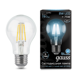 Лампа светодиодная Gauss LED Filament 102802208