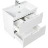 Тумба под раковину Belbagno Vittoria VITTORIA-700-2C-SO-BO-P 70x45x57 Bianco Opaco подвесная с двумя выкатными ящиками фото 6