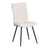 Стул Tetchair Monte Carlo Trend 25234 молочный, черный, велюр