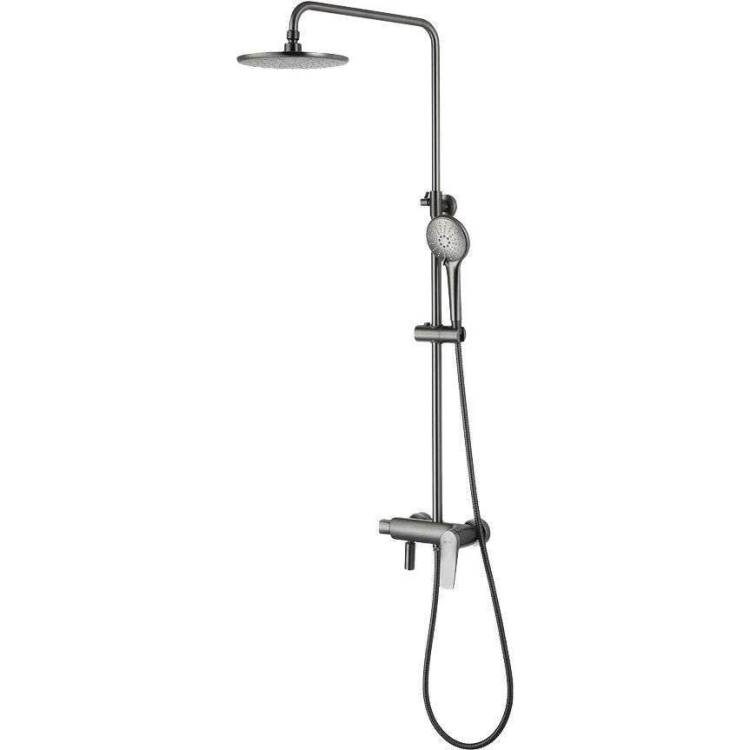 Душевая стойка Lemark Bronx LM3762GM графит