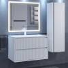 Тумба с раковиной Uperwood Next Premium 3930205169 подвесная, 2 ящика, белая, 80 см фото 4