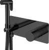 Гигиенический душ Boheme Stick 127-BB со смесителем, С ВНУТРЕННЕЙ ЧАСТЬЮ, diamond matt black