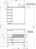 Зеркало Aquanet Доминика 90 белый R фото 16