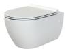 Унитаз подвесной Boheme Bianca 963-SET-2-MW с крышкой-сиденьем, белый матовый