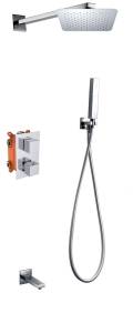 Душевая система AltroBagno  Cascata 040103 Cr с термостатом