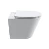 Унитаз приставной BelBagno Flay BB1003CB-TOR/SC безободковый, с сиденьем микролифт, белый фото 5
