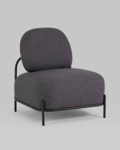 Кресло Stool Group Стоун vd-stone-f68 рогожка тёмно-серый