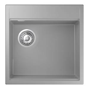 Кухонная мойка Rivelato Tesoro TR-505-L серый металлик