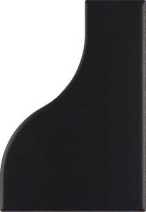 Керамическая плитка Equipe Curve 28861 Black Matt 8.3x12