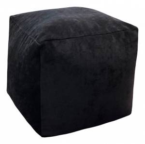 Пуф Dreambag Куб 3912401 черный микровельвет